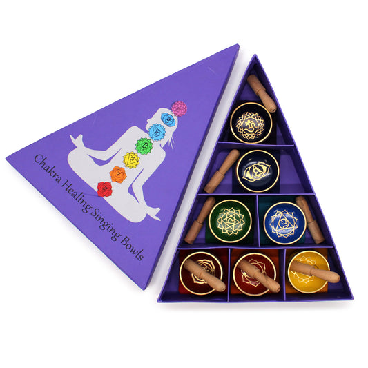 Set Regalo di Campane Tibetane - Piramide Chakra